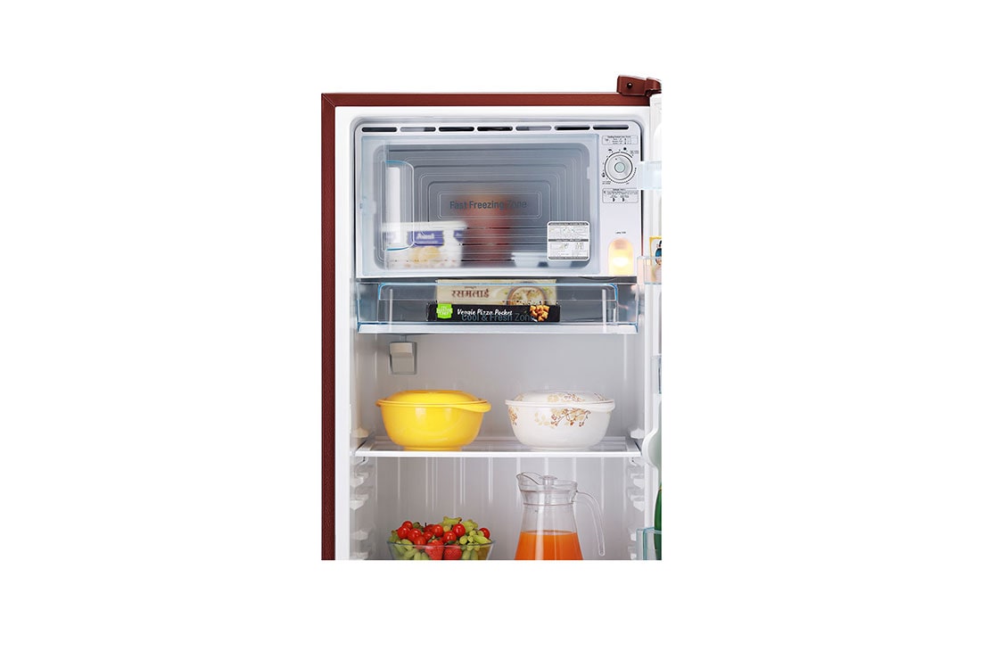 LG 270 L Single Door Refrigerator with Smart Inverter Compressor in Scarlet Charm Color LG 270 L Single Door Refrigerator with Smart Inverter Compressor in Scarlet Charm Color
